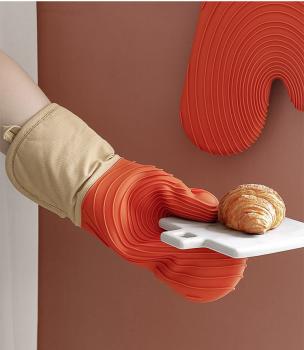 360Home Silikonhandschuhe Isoliert Backhandschuhe hitzebeständig